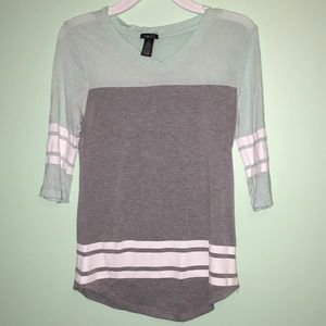 Quarter sleeve long shirt